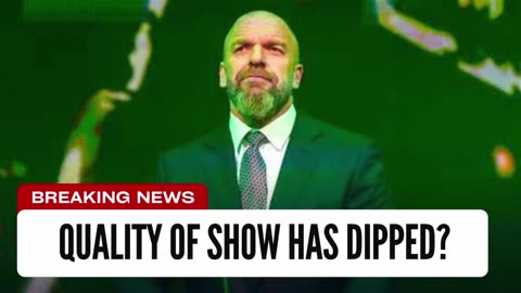 WWE Thinks The Quality Of This Show Has Dipped