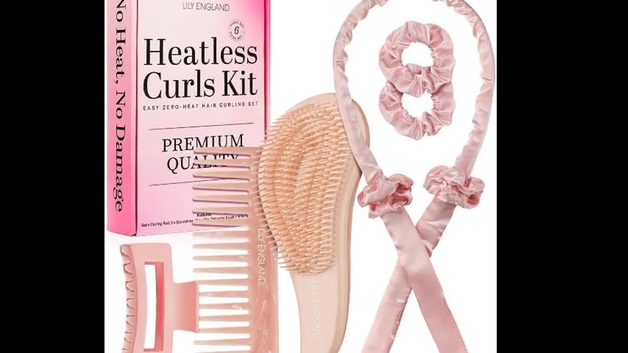 Heatless Curlers Gift Set – No Heat Hair Curler Headband for Overnight Curls