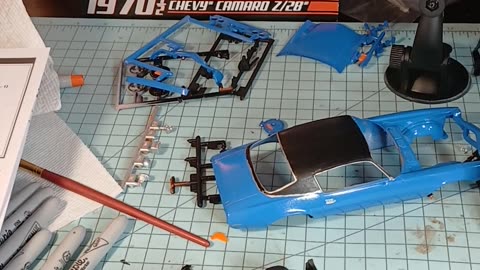 We are Building a 1970 1/2 Z28 Camaro from AMT