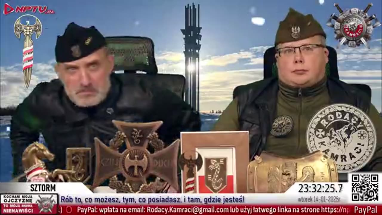 SZTORM. 14.01.2025r. W. Olszański, M. Osadowski Rodacy Kamraci NPTV.pl