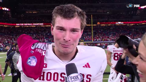 Indiana's Superstar QB Fernando Mendoza Was PUMPED After Win Over Ohio State, Praises God