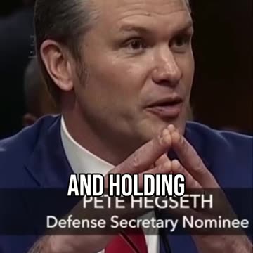Pete Hegseth Discusses Leadership And Accountability