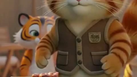 Sunny Day, Sizzling Grill: Cat & Tiger Animation Short!