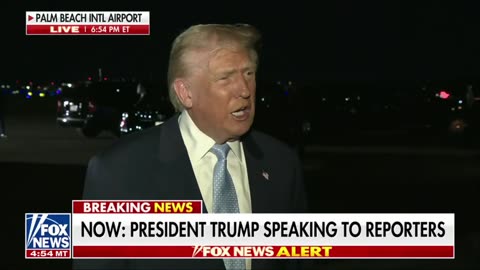 Trump mentions Nick Fuentes to reporter