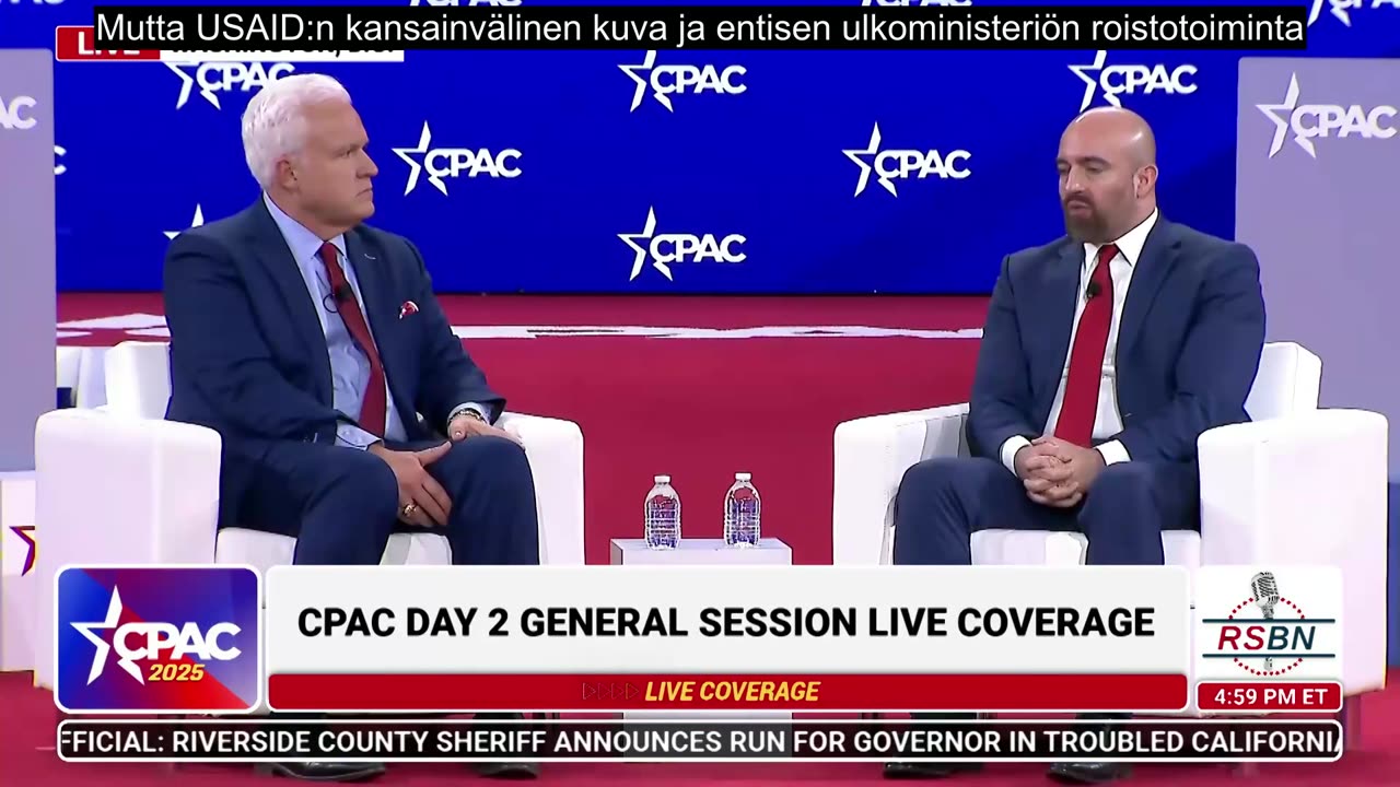 Suomennettu: FULL SPEECH: Mike Benz Speaks at CPAC 2025 Day Two - 2⧸21⧸25