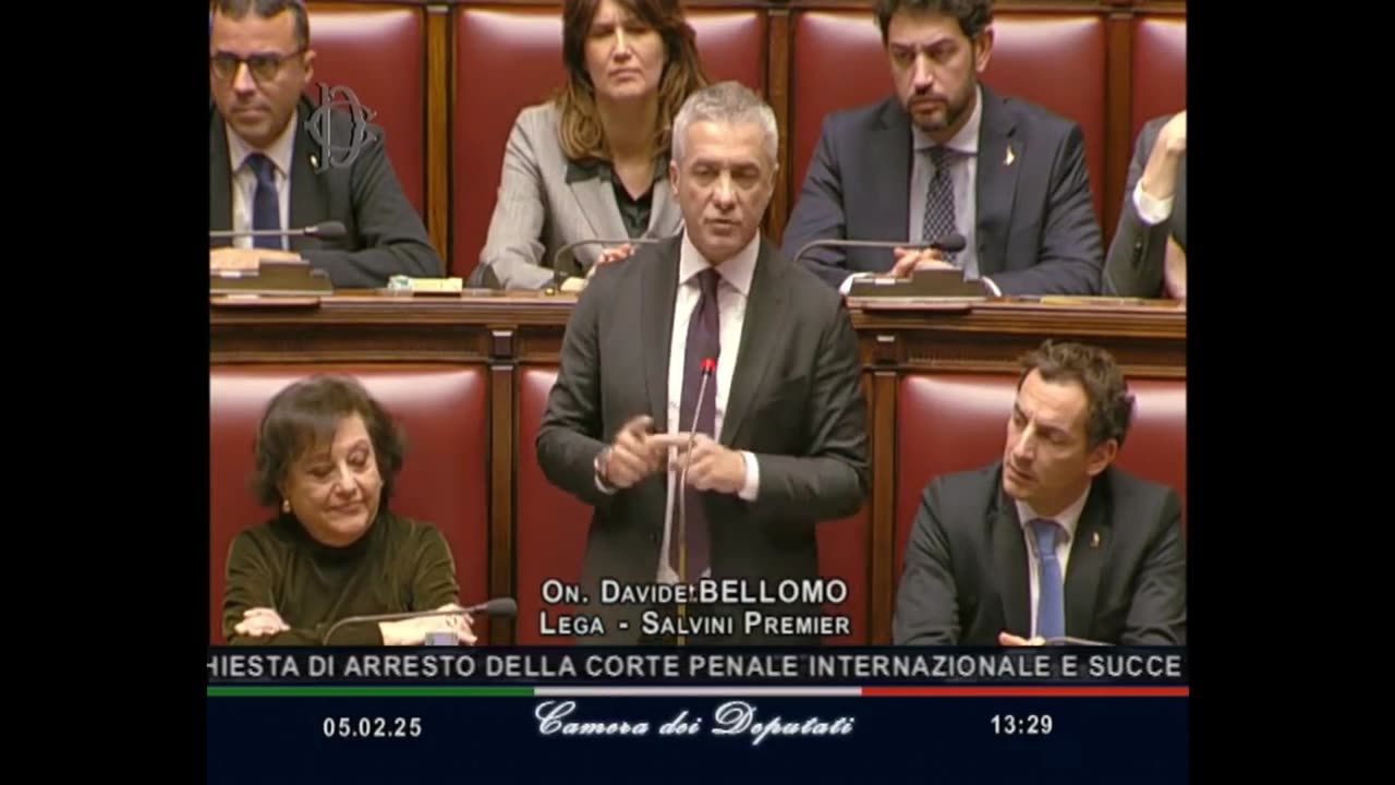 🔴 On. Davide Bellomo in occasione delle informative dei Ministri Nordio e Piantedosi su Almasri.