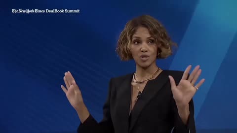 Actress Halle Berry NUKING California Governor Gavin Newsom.