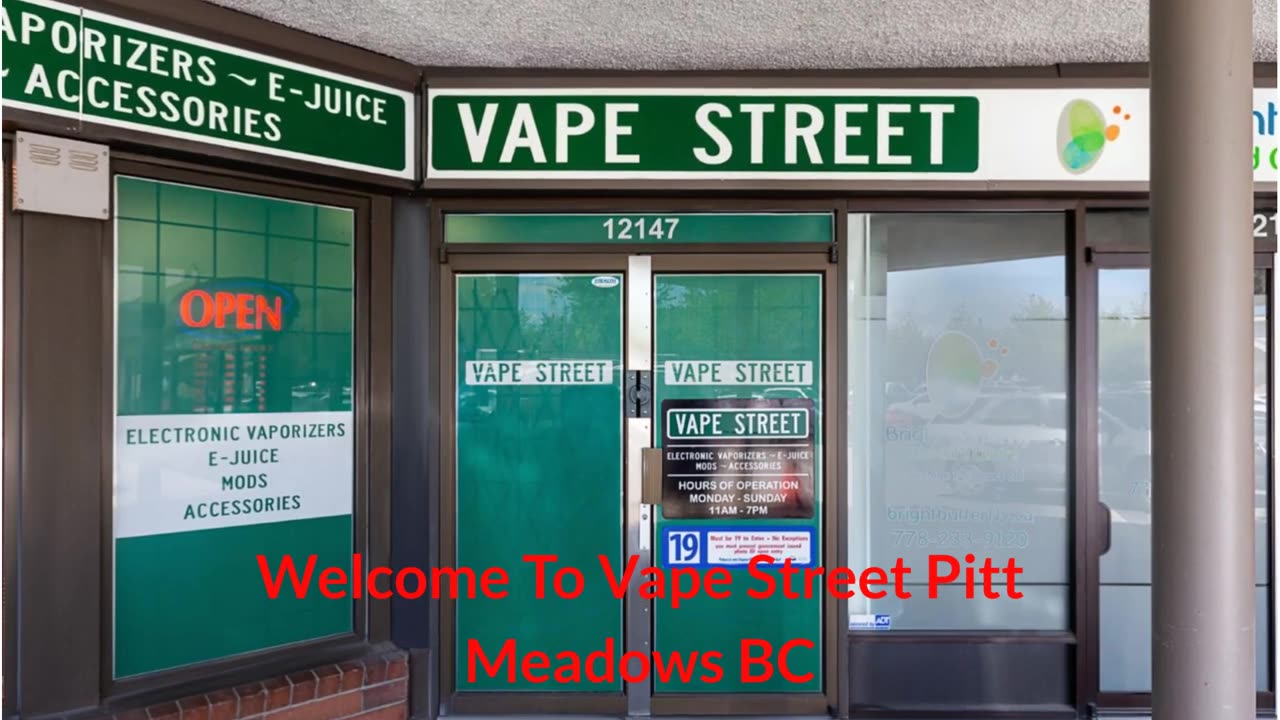 Vape Street : Trusted Vape Shop in Pitt Meadows, BC | V3Y 2E9