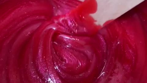 Leg Waxing Using Sexy Smooth Cherry Desire Scented Hard Wax | @akiva.esthetics