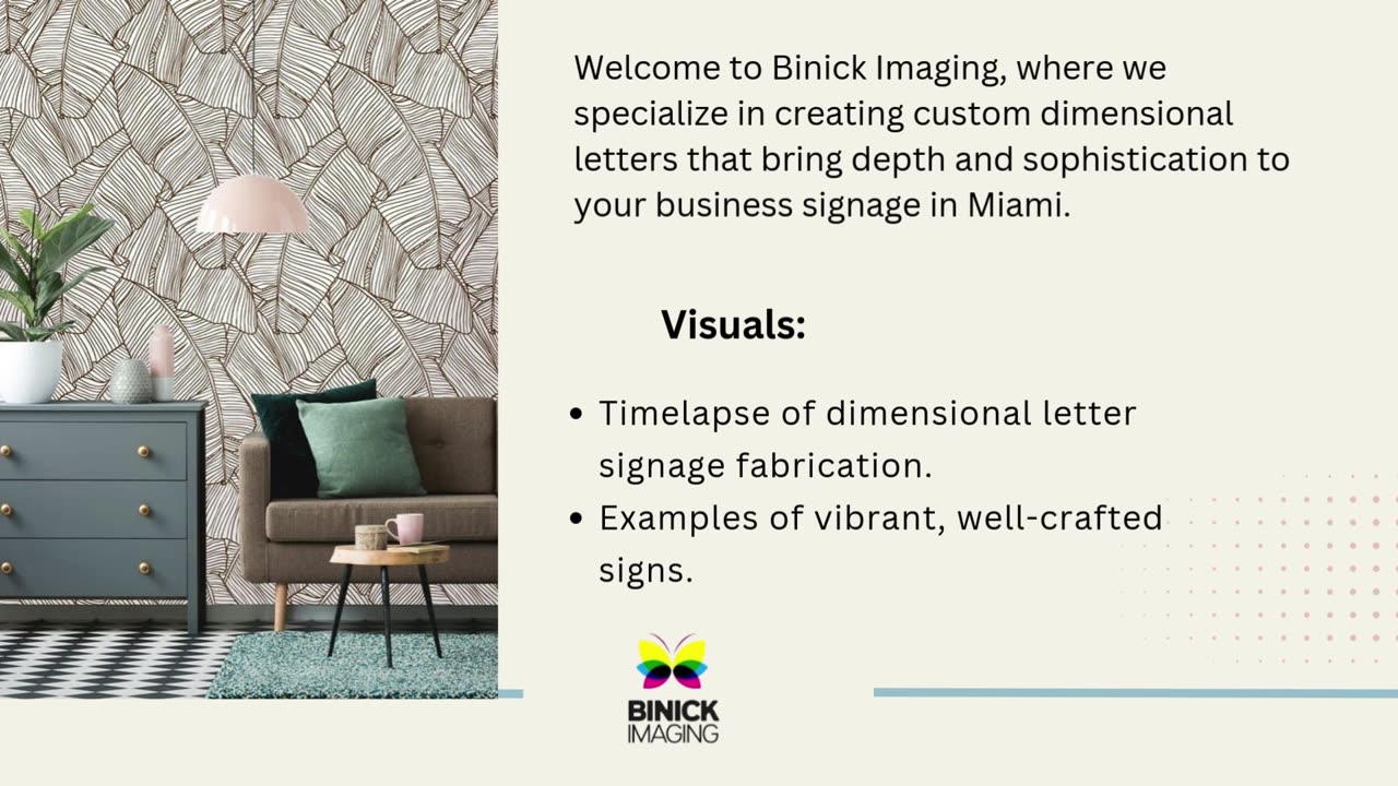 Dimensional Letters in Miami | Binick Imaging