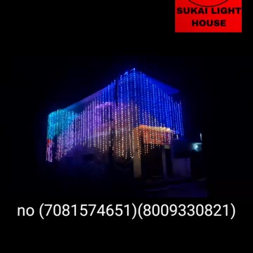 new pixel led decoration full design#lighting #led #ledlights #youtube #sukai_light_house