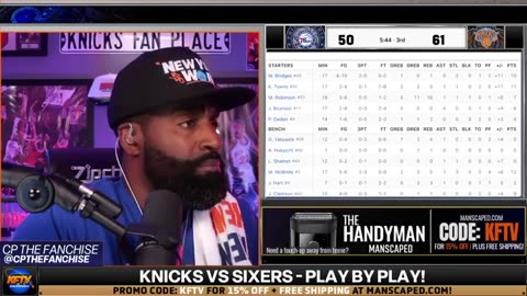 Knicks vs Sixers Preseason Play-By-Play Show - WE BACK!