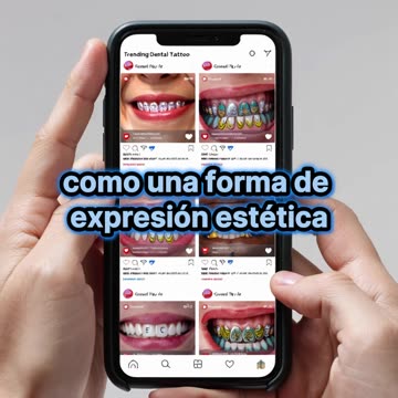 Tatuajes en dientes, la última tendencia juvenil en China.