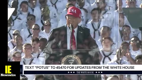 TRUMP @ the 25TH Navy celebration !!!
