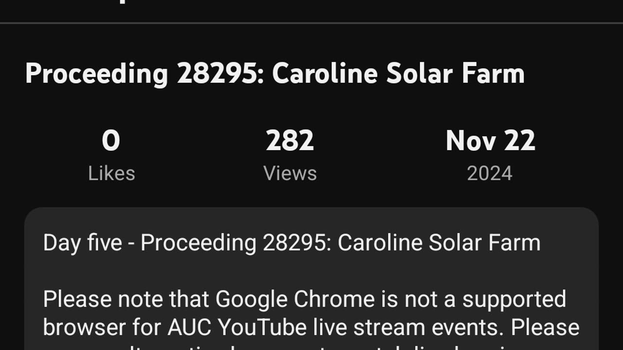 AUC Proceeding #28295 Caroline Solar Farm Day 5