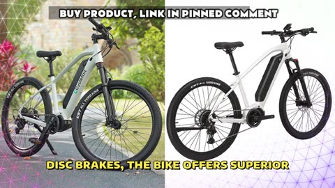 Cyclefort L5 Electric Bike 250W Motor 36V 17.5AH Battery 27.5 inch City Travel Ebike