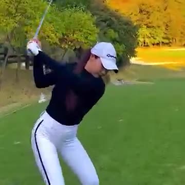 Kim Eun Sunn #golf #golfer #professional #athlete #hit #swing #shot #green #fairway #club #pro #nice