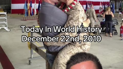 THE HISTORIC MOMENT OF DECEMBER 22nd, 2010