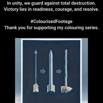 Stand Strong Soviet Anti-Nuclear Resolve Poster #ColourisedHistory