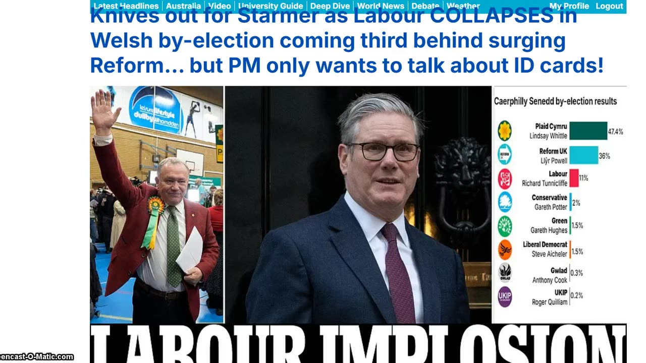 Total Collapse of UK Mainstream parties