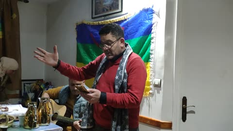 احتفال بالسنة الامازيغية الجديدة 2976 جمعية ماسينيسا طنجة قصيدة من تقديم الشاعر عبد حميد اليندوزي 2