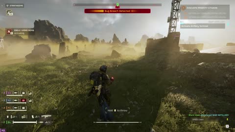 Diving in to defend against BUGS on Acamar IV Super HellDive level 10