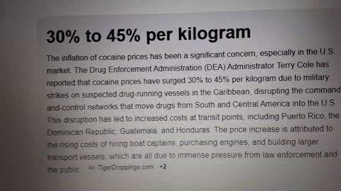 TRUMP'S COCAINE INFLATION - GOOOO TRUMP