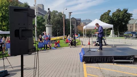 2025 09 27 Queens Pk Toronto rally, speech #5 Rod Taylor, CHP Canada