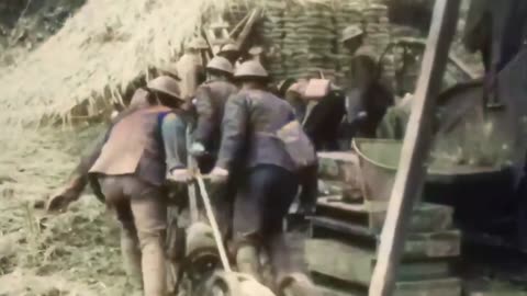 44 - Into the Trenches - WW1 Inspired Trench Music - Colourized Footage