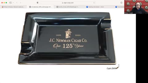 J.C. Newman 125th Anniversary Ashtray Drawing - Second Drawing