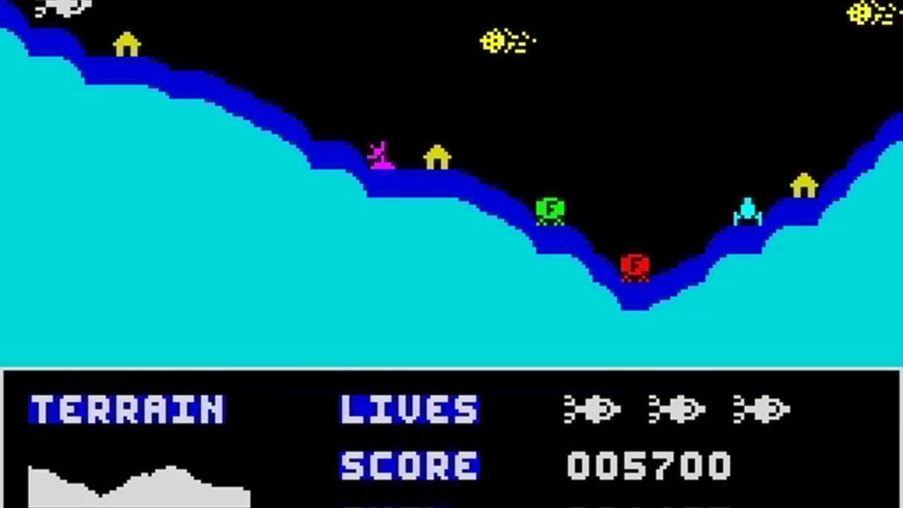 ZX Spectrum Longplay - Lunar Attack - EU