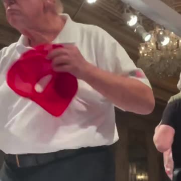 President Trump dances on stage at Mar-a-Lago along with Elon Musk and Lil X