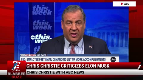 Chris Christie Criticizes Elon Musk