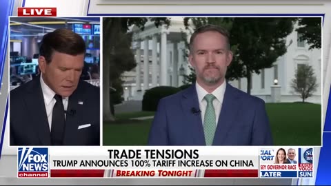BREAKING: President Trump to levy 100% tariffs on China