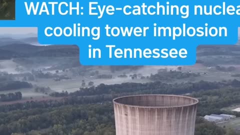 🤯✨ Watch a Nuclear Cooling Tower Implode! | FeedMyCuriosity