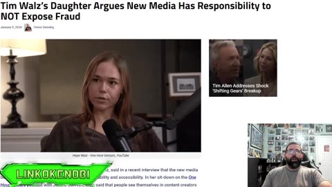 Tim Waltz Daughter Doesn't Like How New Media Networks Exposes Fraud