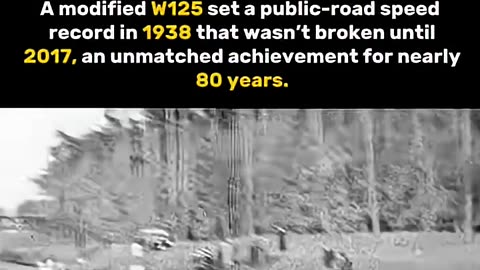 This 1937 Mercedes Was the World’s Fastest Car for 80 years #history #ww2 #war #shorts