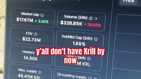 kryll crypto coin #fyp