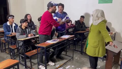Class Room prank with young Female teachers