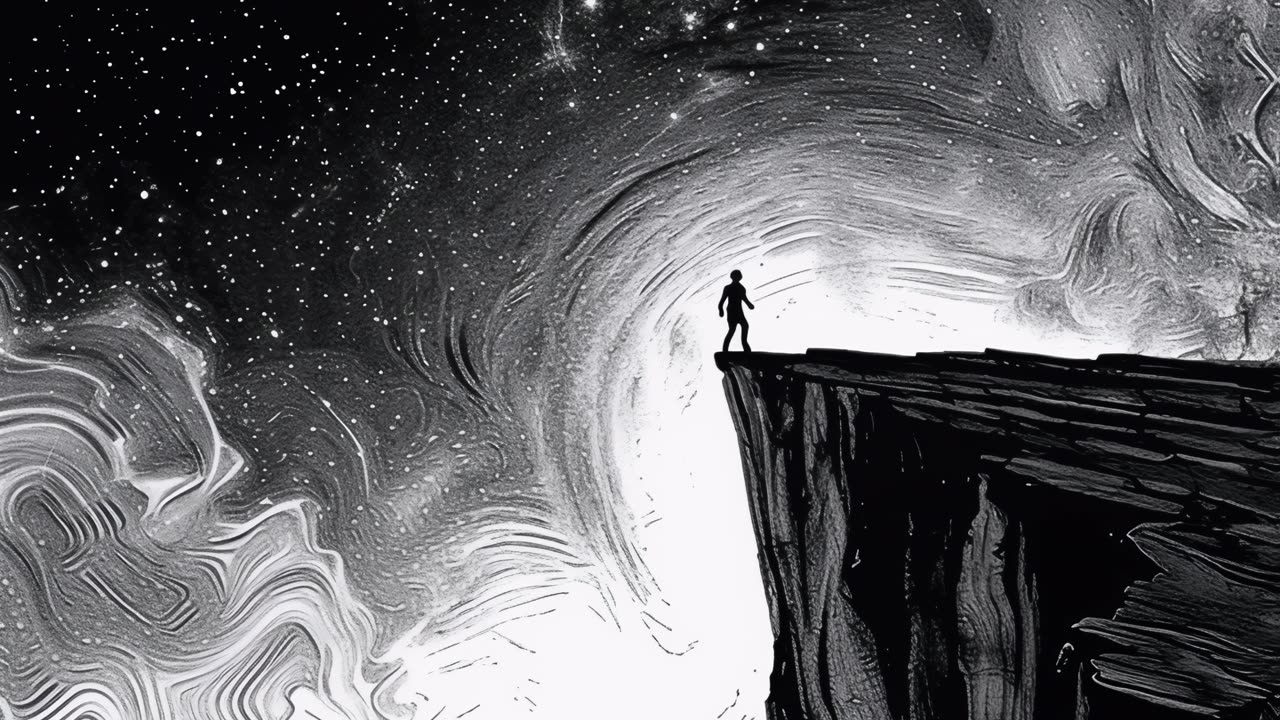 Life is a traveling to the edge of knowledge, then a leap taken
