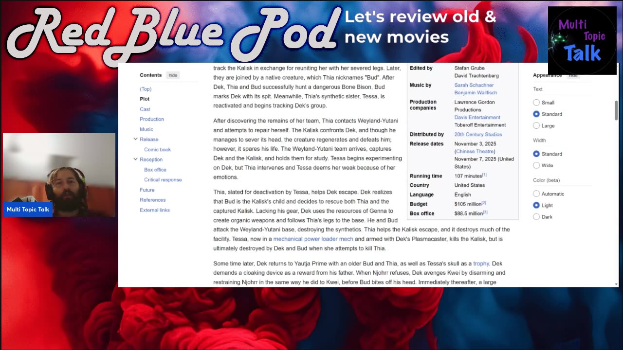 Predator badlands 2025 mainstream movies reviews s03e15