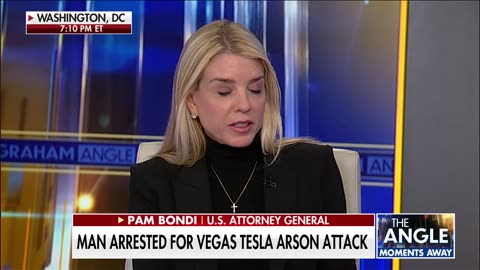 AG Bondi: Terrorism Suspects Arrested for Tesla Attacks Will Not Get 'Any Plea Negotiations'