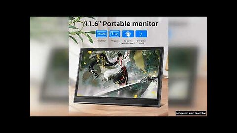 11.6″ Touch Portable Monitor 1366X768 lcd display Laptop second screen Gaming Extended Review