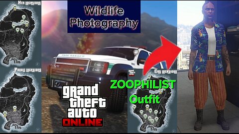 Unlock the Zoophilist Outfit!! Wildlife Photography guide in GTA Online