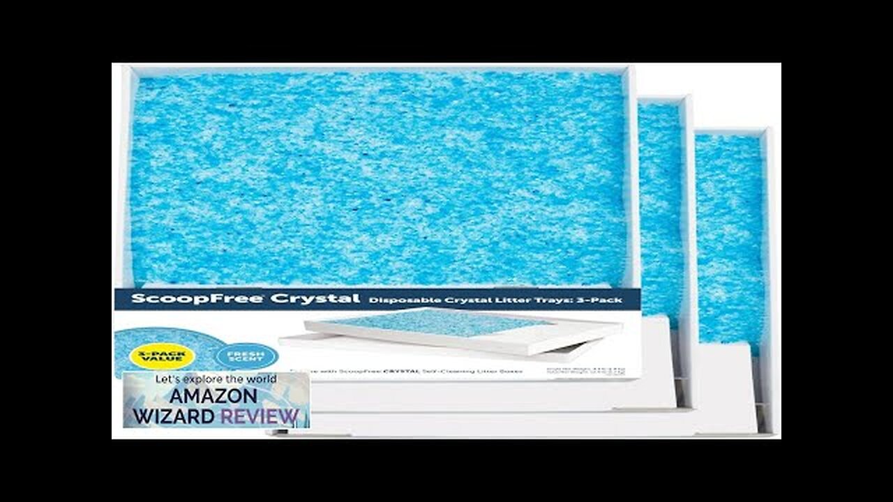 PetSafe ScoopFree Crystal Litter Tray Refills, Premium Blue Crystals Disposable Tray, Review