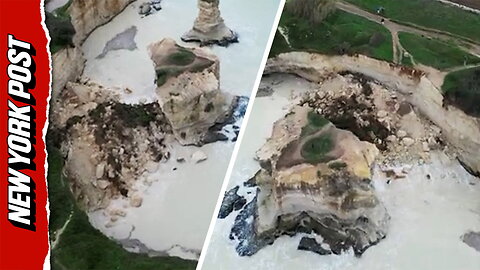 Italy's famous 'Lovers' Arch' collapses on Valentine's Day after heavy rains