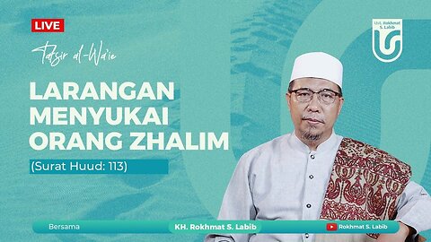 LARANGAN MENYUKAI ORANG ZALIM