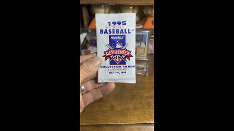 1995 #pinnacle #baseballcards #junkwax #packopening #AllStar Fanfest #texasrangersbaseball