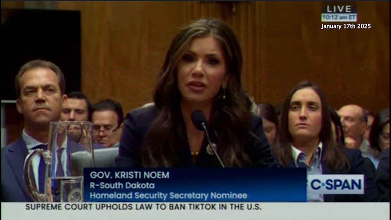 Governor Kristi Noem | "Cybersecurity & Intelligence Elements Within the Department of Homeland Security Have Been Incredibly Siloed. We Need to Have CISA Have Interaction w/ the FBI & CIA..." + Who Is Peter Thiel?