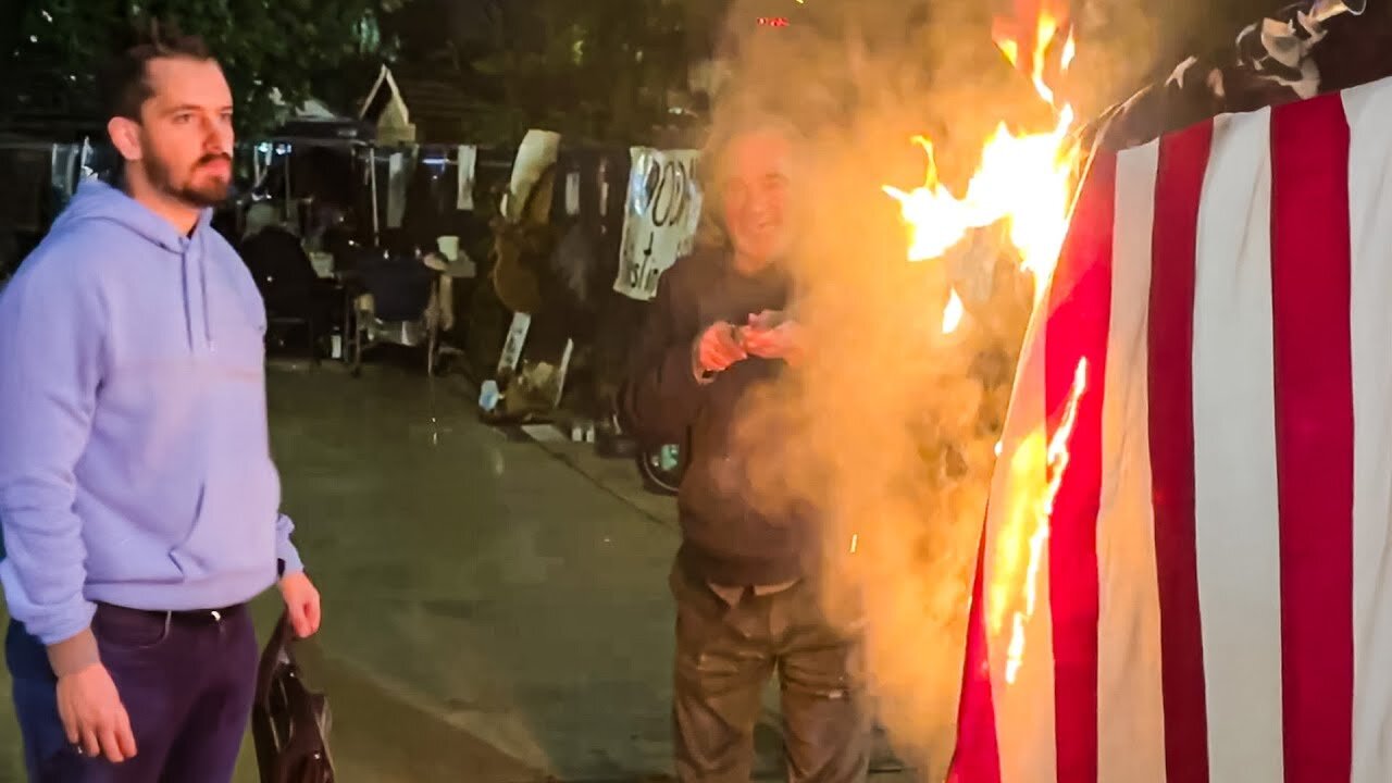 He Got Arrested For Saving A Flag